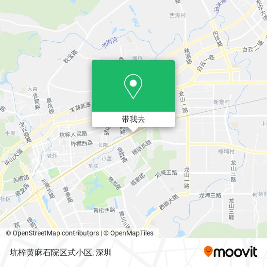 坑梓黄麻石院区式小区地图