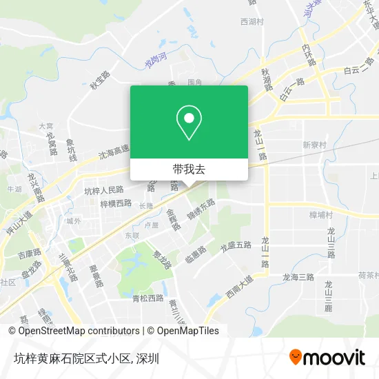 坑梓黄麻石院区式小区地图