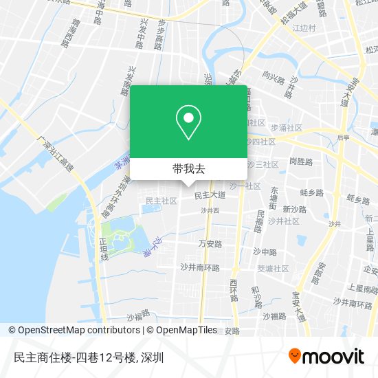 民主商住楼-四巷12号楼地图