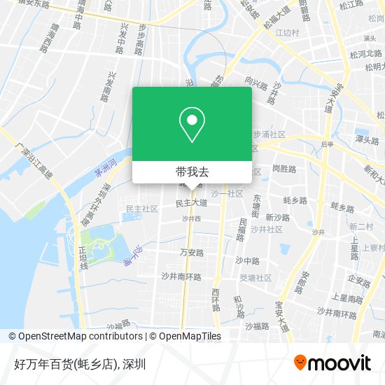 好万年百货(蚝乡店)地图