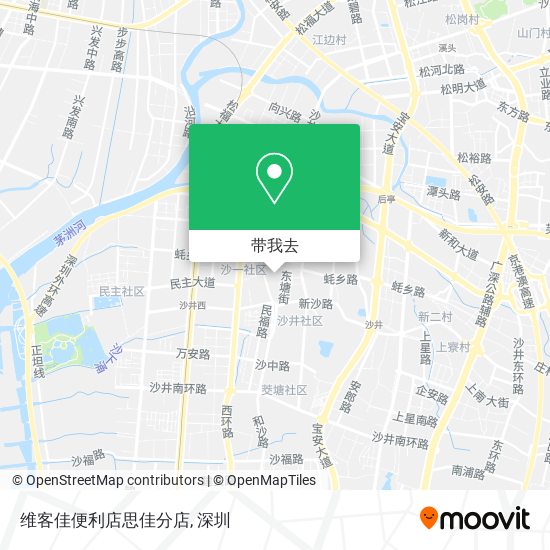 维客佳便利店思佳分店地图