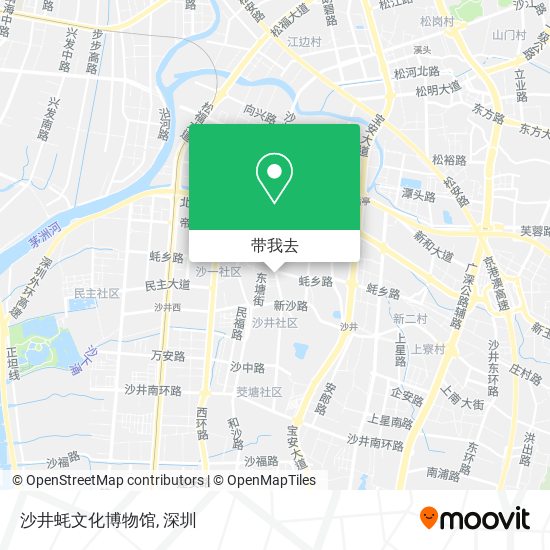 沙井蚝文化博物馆地图