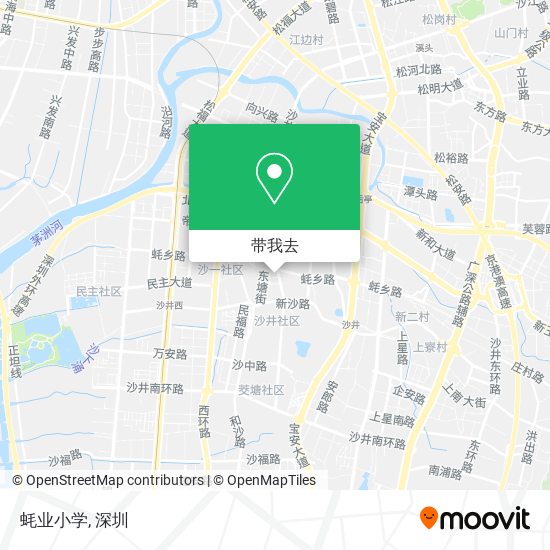 蚝业小学地图
