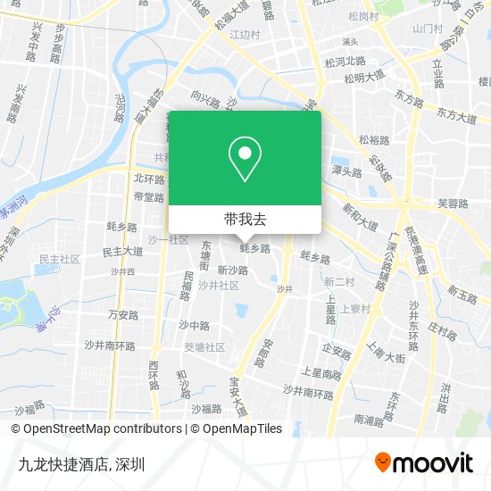 九龙快捷酒店地图