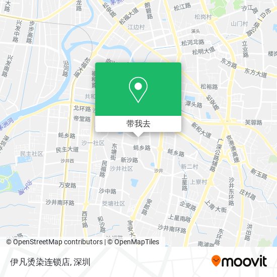 伊凡烫染连锁店地图