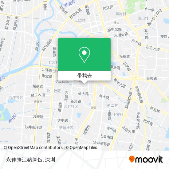 永佳隆江猪脚饭地图