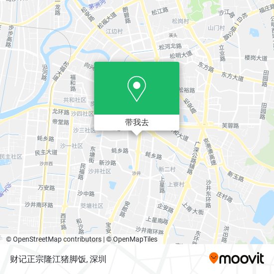 财记正宗隆江猪脚饭地图