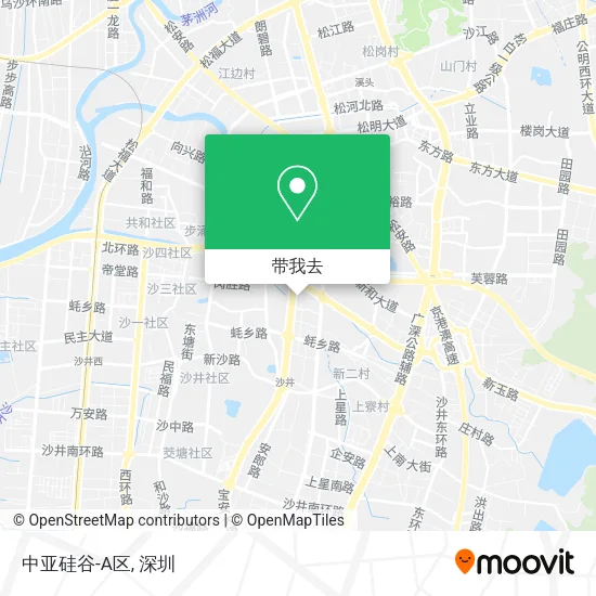 中亚硅谷-A区地图
