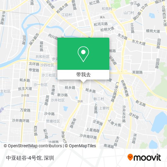 中亚硅谷-4号馆地图