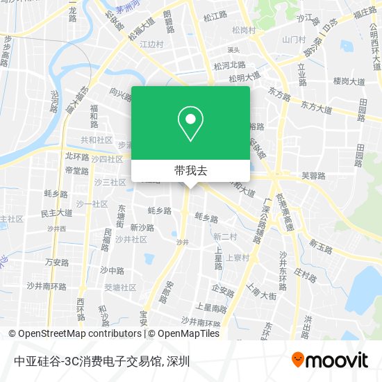 中亚硅谷-3C消费电子交易馆地图