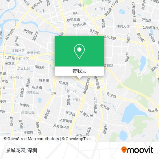 景城花园地图