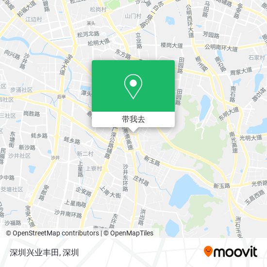 深圳兴业丰田地图