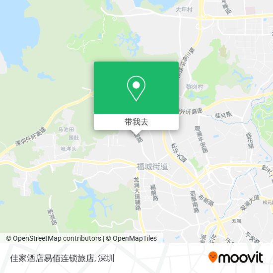 佳家酒店易佰连锁旅店地图