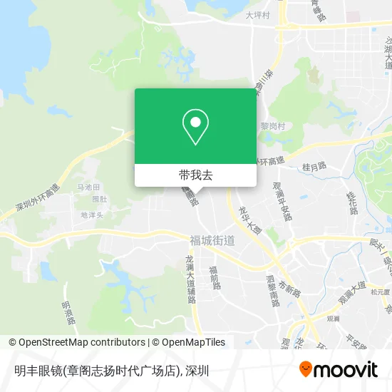 明丰眼镜(章阁志扬时代广场店)地图