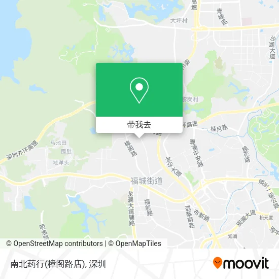 南北药行(樟阁路店)地图