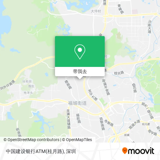 中国建设银行ATM(桂月路)地图