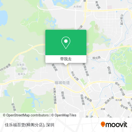 佳乐福百货(樟阁分店)地图
