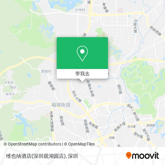 维也纳酒店(深圳观湖园店)地图