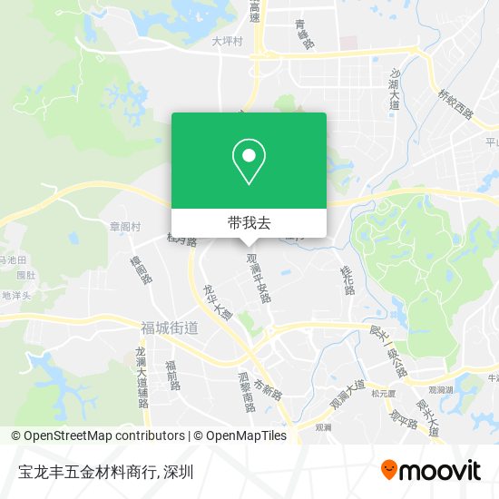 宝龙丰五金材料商行地图