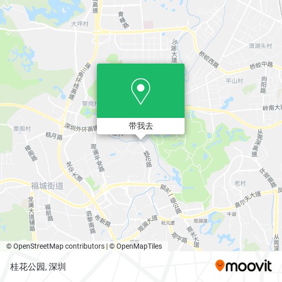 桂花公园地图