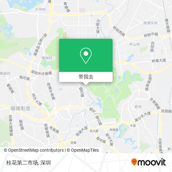 桂花第二市场地图