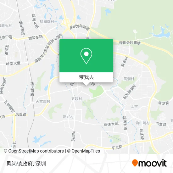 凤岗镇政府地图