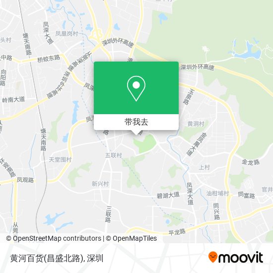 黄河百货(昌盛北路)地图