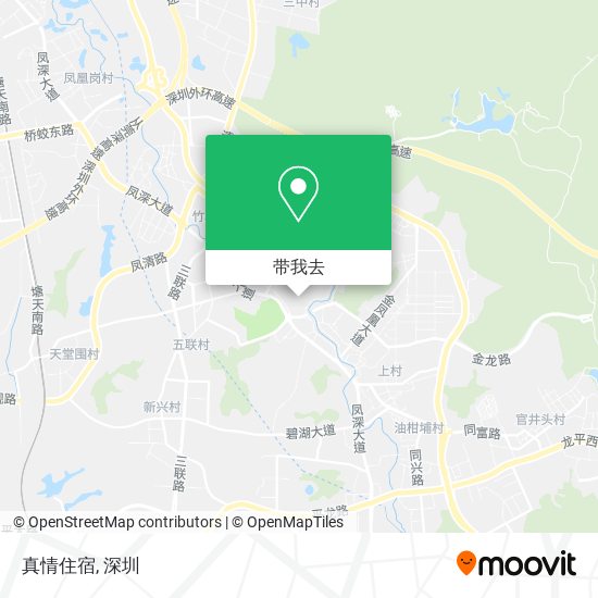 真情住宿地图