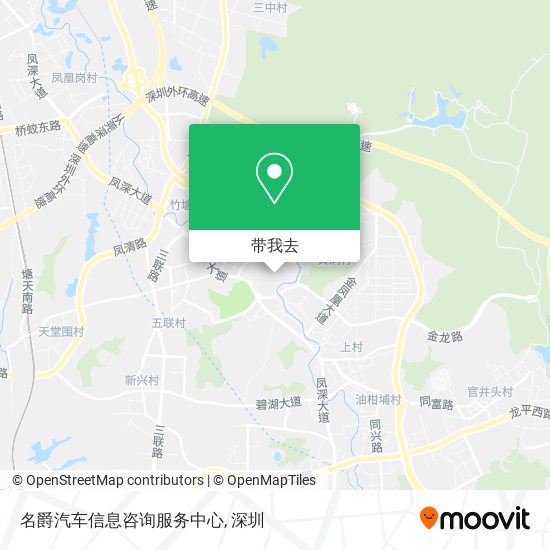 名爵汽车信息咨询服务中心地图