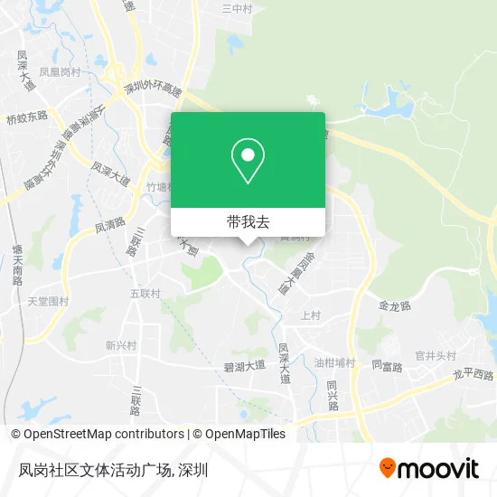 凤岗社区文体活动广场地图