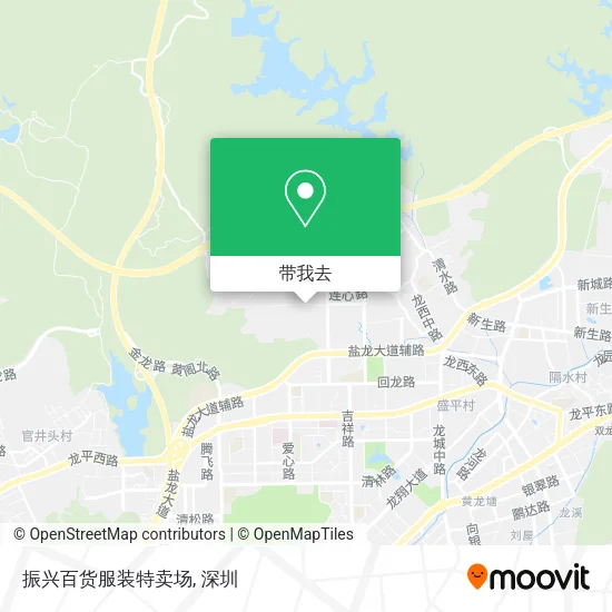 振兴百货服装特卖场地图
