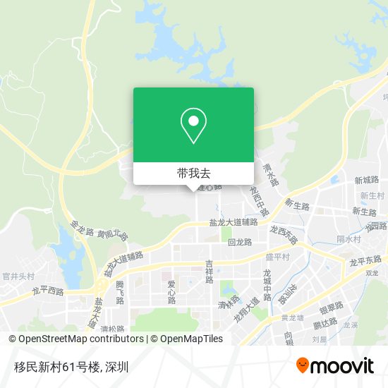 移民新村61号楼地图