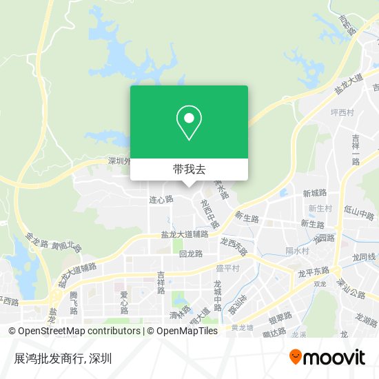 展鸿批发商行地图