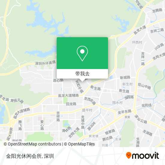 金阳光休闲会所地图