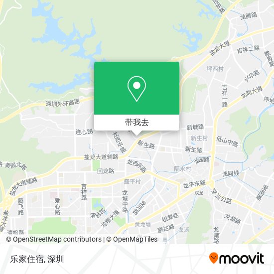 乐家住宿地图