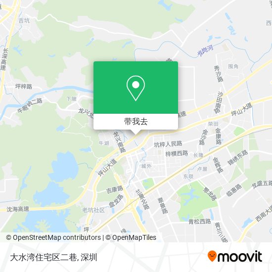 大水湾住宅区二巷地图