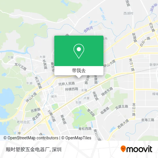 顺时塑胶五金电器厂地图