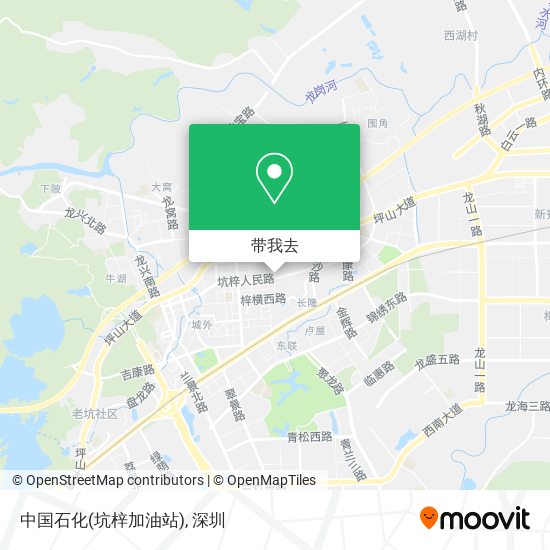 中国石化(坑梓加油站)地图