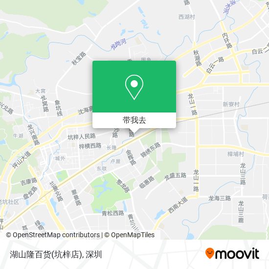 湖山隆百货(坑梓店)地图