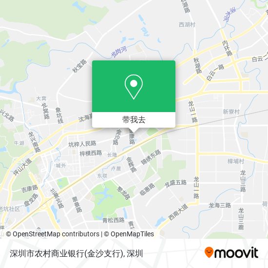 深圳市农村商业银行(金沙支行)地图