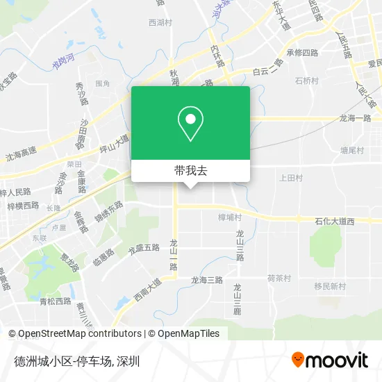 德洲城小区-停车场地图