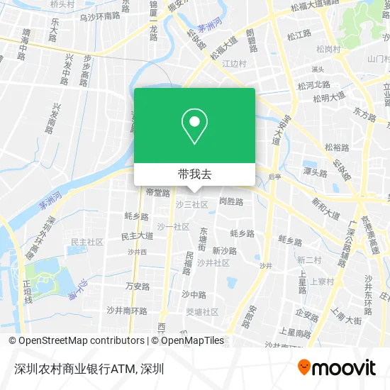 深圳农村商业银行ATM地图