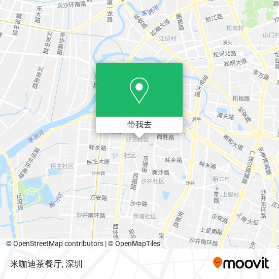 米咖迪茶餐厅地图
