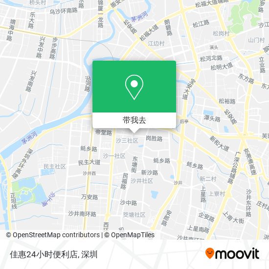 佳惠24小时便利店地图