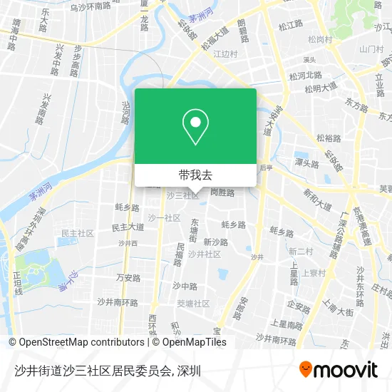 沙井街道沙三社区居民委员会地图