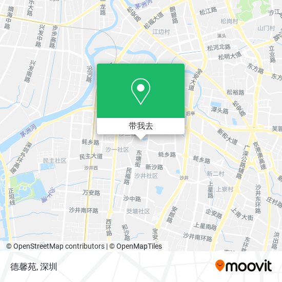 德馨苑地图