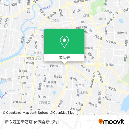 新东源国际酒店-休闲会所地图
