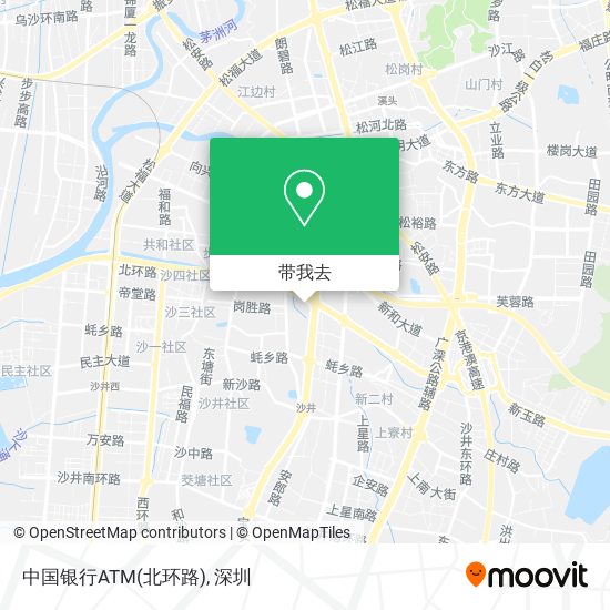 中国银行ATM(北环路)地图