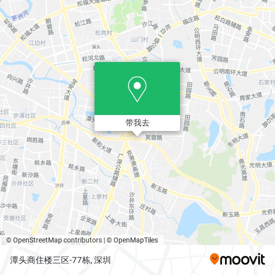 潭头商住楼三区-77栋地图