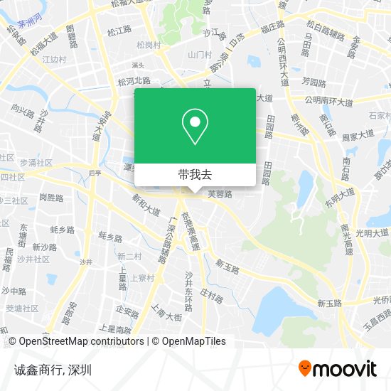 诚鑫商行地图